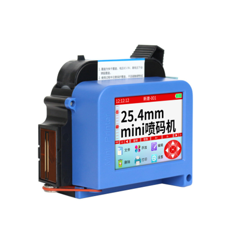 Mini Standard 2.8-Inch Screen Blue Inkjet Printer Plastic Bag Carton ...