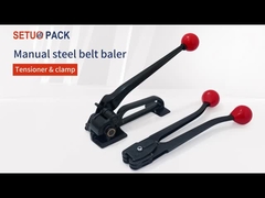 19 মিমি ইস্পাত বেল্ট টেনসার প্যাকিং প্যান্ট ম্যানুয়ালি বাঁধাই টান