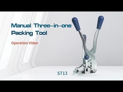 ST13 ম্যানুয়াল ব্যালার ম্যানুয়াল 3-ইন -1 ব্যালার 13 মিমি প্রশস্ত পিপি বেল্ট